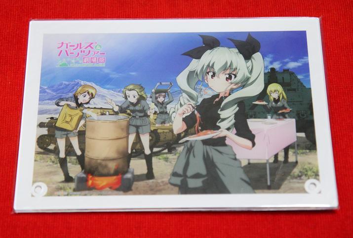レア 非売品 あみあみ 限定 特典 ガールズ＆パンツァー アクリル プレート ガルパン アンツィオ アンチョビ
