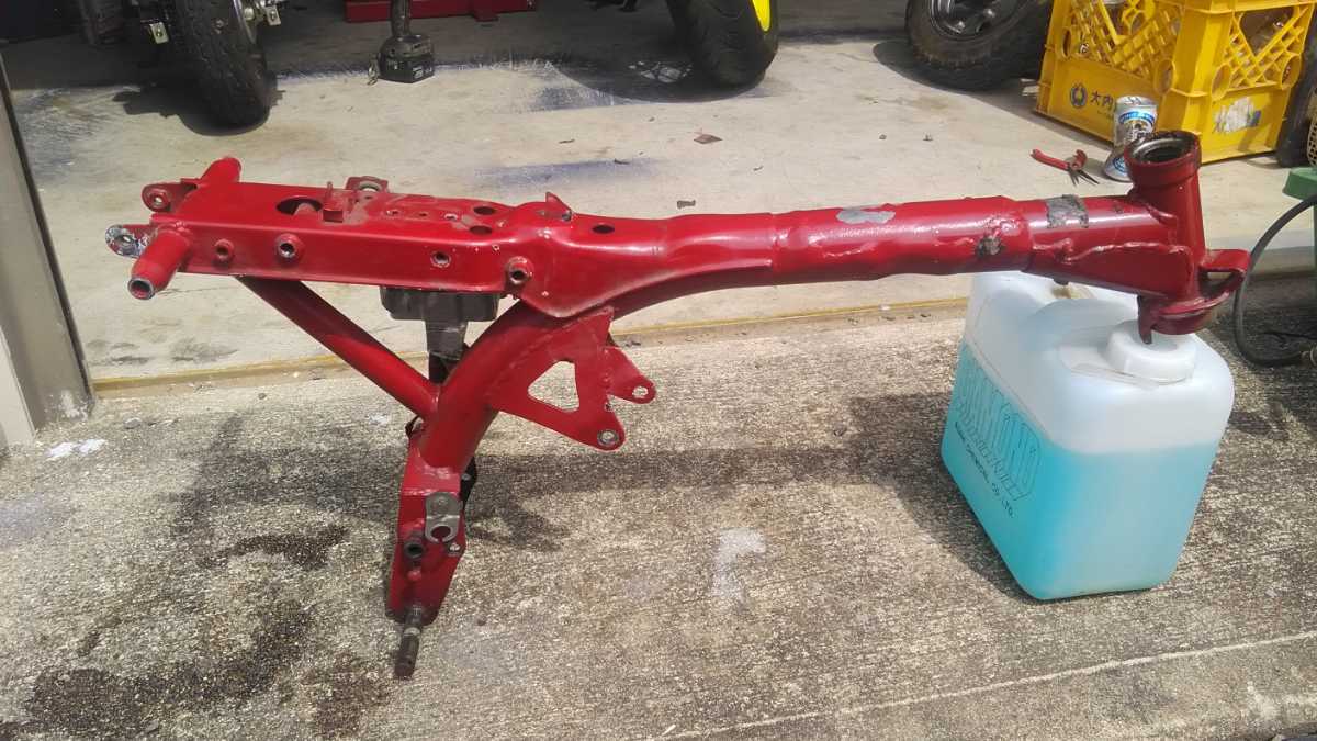 モンキー4Lフレーム 書類付 延長加工有り ホンダモンキー 4Lモンキー