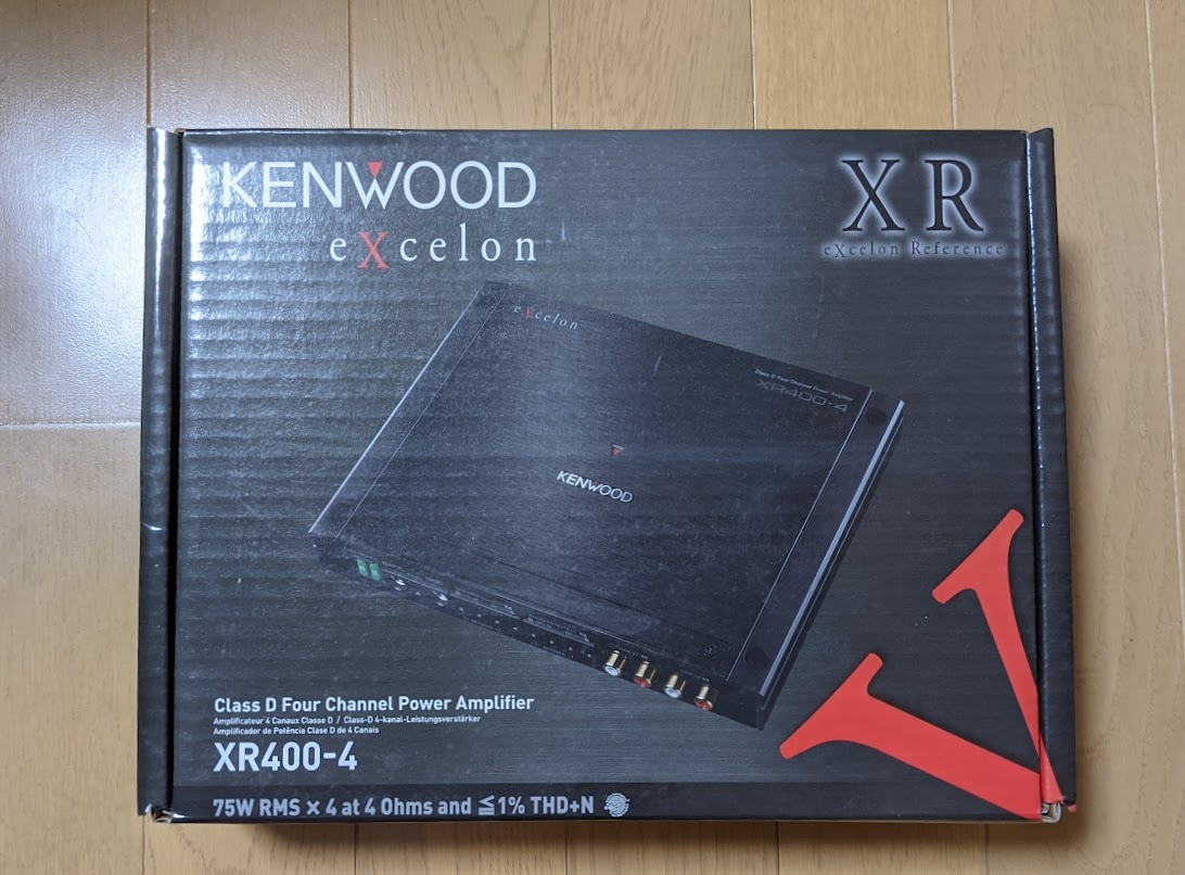 KENWOOD XR40 KENWOOD 0-4 クラスD 4チャンネルパワーアンプ