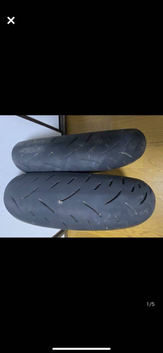 DUNLOP SPORTMAX GPR-300 実車外し 古品 ラジアルタイヤ スポーツタイヤ CBR250R CBR250RR Ninja250 YZF-R25 | SPORTMAX GPR-300 \u2013 Front ホーネット250(よこもじ
