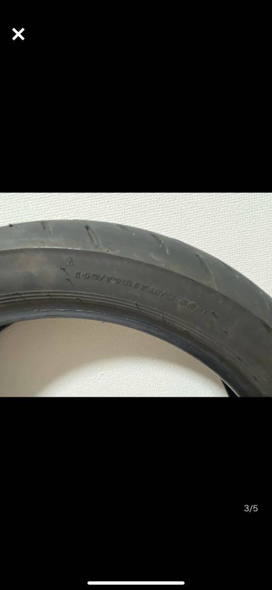 DUNLOP SPORTMAX GPR-300 実車外し 古品 ラジアルタイヤ スポーツタイヤ CBR250R CBR250RR Ninja250 YZF-R25 | SPORTMAX GPR-300 \u2013 Front ホーネット250(よこもじ