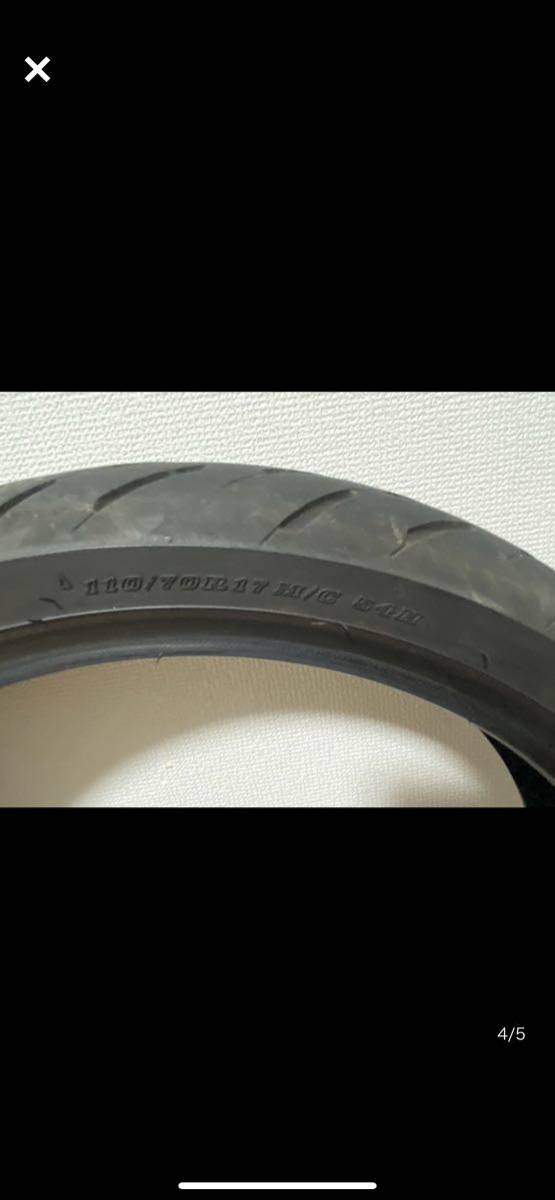 DUNLOP SPORTMAX GPR-300 実車外し 古品 ラジアルタイヤ スポーツタイヤ CBR250R CBR250RR Ninja250 YZF-R25 | SPORTMAX GPR-300 \u2013 Front ホーネット250(よこもじ