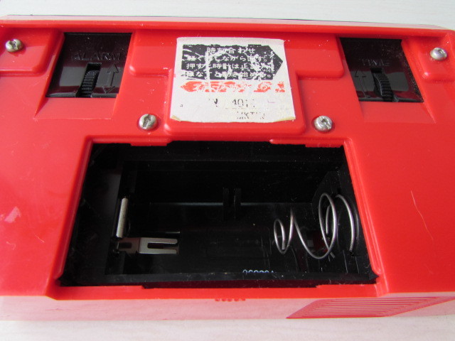 SEIKO パタパタ時計　赤　レッド　置時計 SEIKO パタパタ時計 赤 レッド 置時計 ☆パタパタ時計 【SEIKO/QN423K