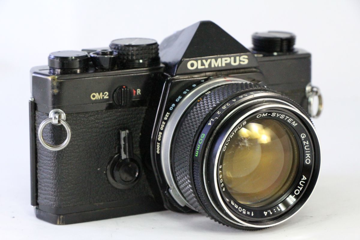 ジャンク☆オリンパス OLYMPUS OM-2 ブラック+ZUIKO AUTO 50mm F1.4