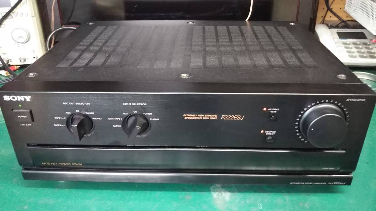 SONY ソニ－ TA-F222ESJ プリメインアンプ 動作正常品 基板清掃