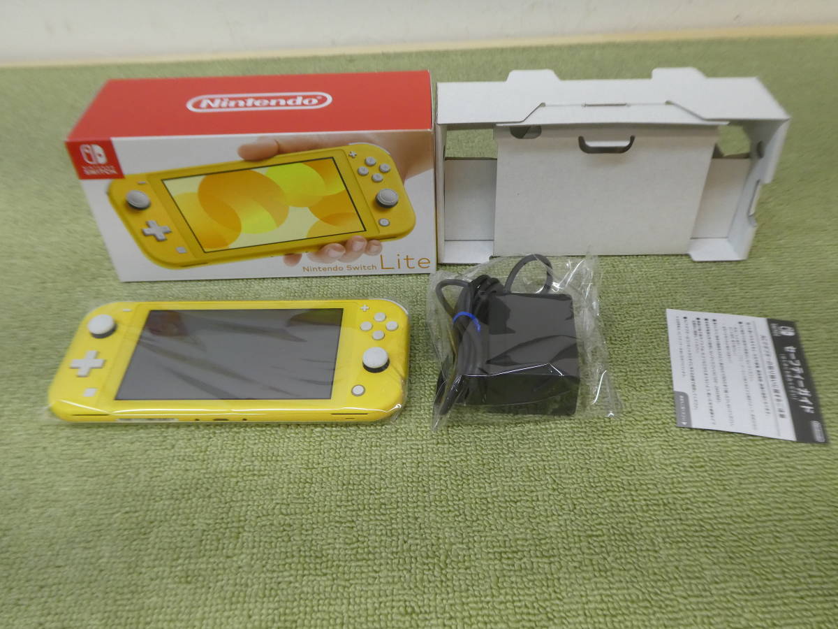 Z75-73) 中古品 Nintendo Switch Lite イエロー 本体 ニンテンドー