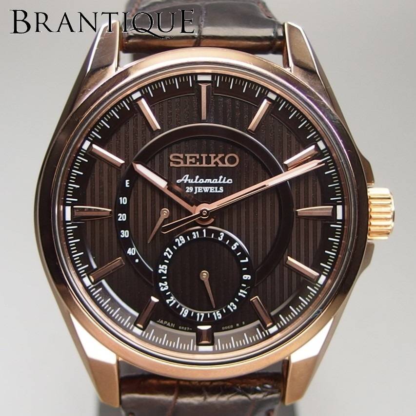 バックスケルトン パワーリザーブ付】SEIKO Presage プレザージュ 
