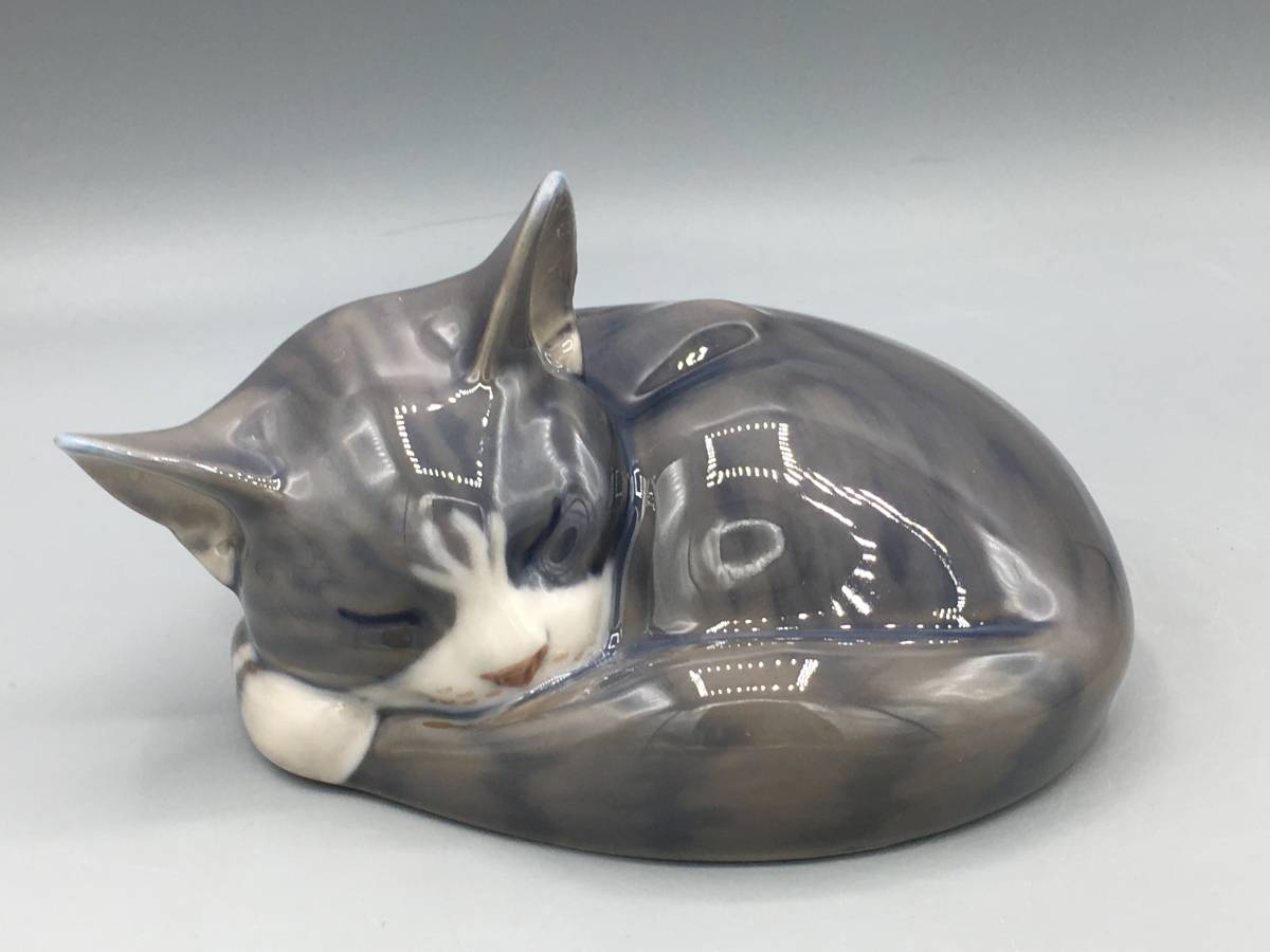 フィギュリン ロイヤルコペンハーゲン 眠り猫 ROYAL | 3匹の眠り Royal 