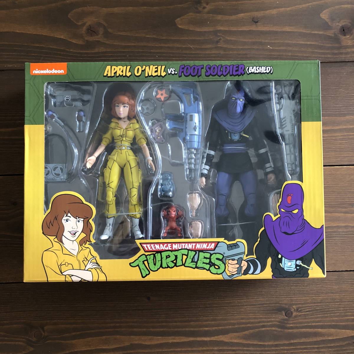 【新品】April O'neil & Foot Soldier エイプリル・オニール&フット・ソルジャー ネカ NECA TMNT ミュータントタートルズ Teenage Mutant Ninja TOYS Video O\u0027NEIL!
