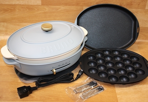 オーバルホットプレート BRUNO ブルーノ | グレージュ 本体 ホット