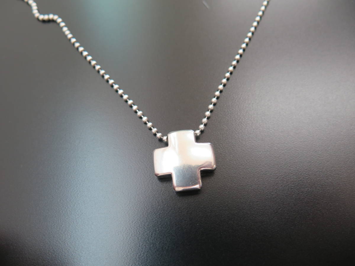 TIFFANY&Co.ティファニー ローマンクロス ネックレス シルバー SV925 