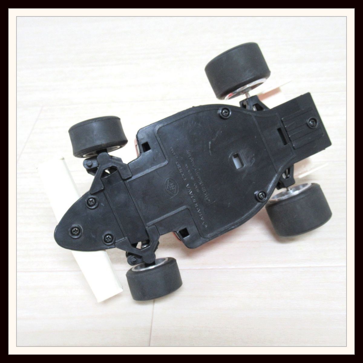 ミッキーマウス M1 レーシングカー レッド プルバックカー ブリキ