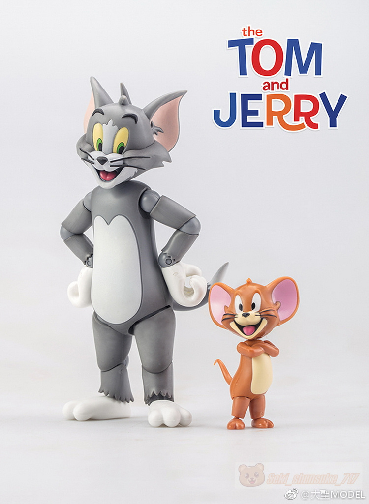 【大聖モデル】トムとジェリー TOM&JERRY (高さ14cm、6cm) 可動フィギュア 海外製 新品 トムとジェリー 一番くじ Colorful TOM\u0026JERRY トムジェリ トムとジェリー85周年記念展｜公式サイト