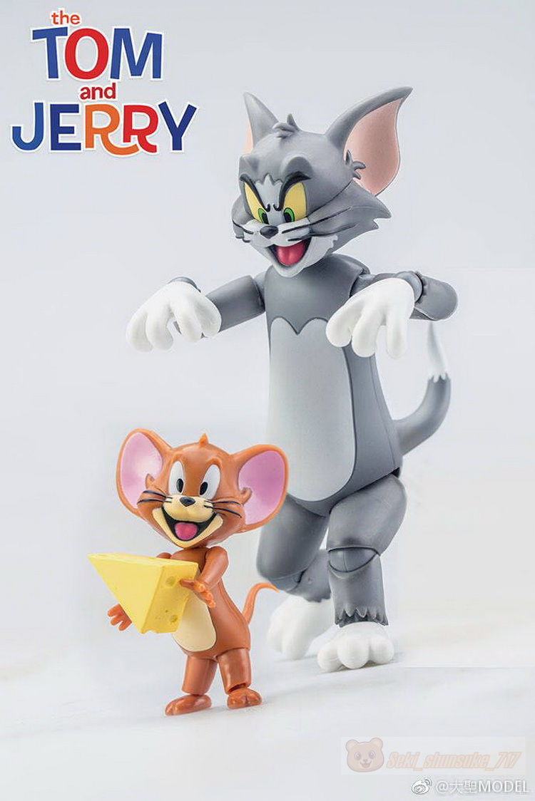 【大聖モデル】トムとジェリー TOM&JERRY (高さ14cm、6cm) 可動フィギュア 海外製 新品 トムとジェリー 一番くじ Colorful TOM\u0026JERRY トムジェリ トムとジェリー85周年記念展｜公式サイト