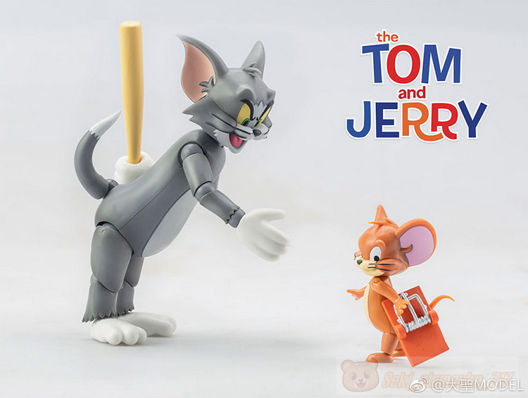 【大聖モデル】トムとジェリー TOM&JERRY (高さ14cm、6cm) 可動フィギュア 海外製 新品 トムとジェリー 一番くじ Colorful TOM\u0026JERRY トムジェリ トムとジェリー85周年記念展｜公式サイト