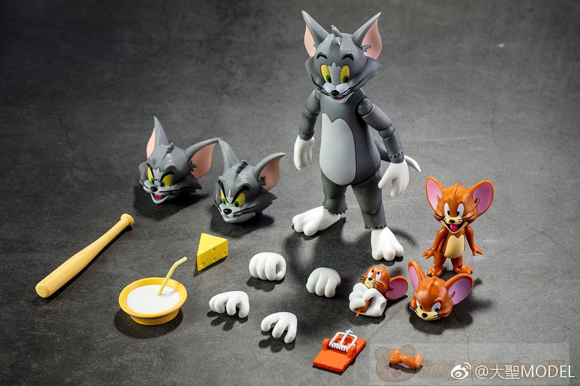 【大聖モデル】トムとジェリー TOM&JERRY (高さ14cm、6cm) 可動フィギュア 海外製 新品 トムとジェリー 一番くじ Colorful TOM\u0026JERRY トムジェリ トムとジェリー85周年記念展｜公式サイト