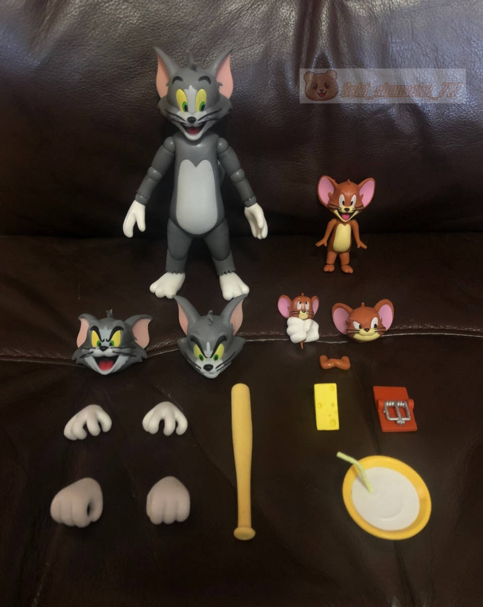 【大聖モデル】トムとジェリー TOM&JERRY (高さ14cm、6cm) 可動フィギュア 海外製 新品 トムとジェリー 一番くじ Colorful TOM\u0026JERRY トムジェリ トムとジェリー85周年記念展｜公式サイト