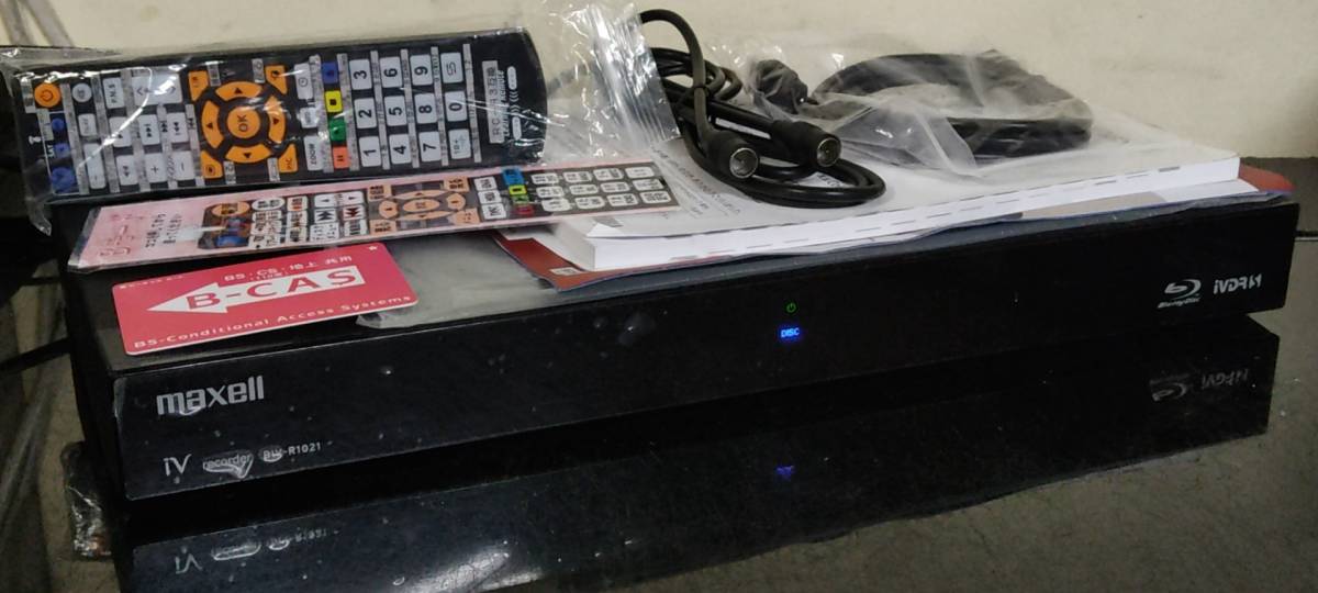 マクセル ブルーレイ BIV-R1021 maxell Maxell 2チューナー 1TB BIV