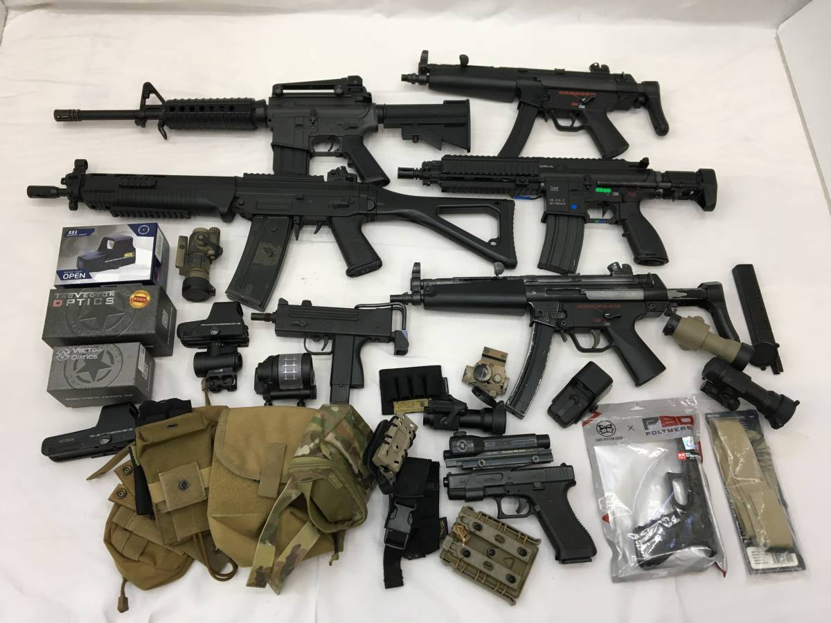 ジャンク品 ミリタリー銃 トイガン 周辺アイテム まとめ売り 部品取り