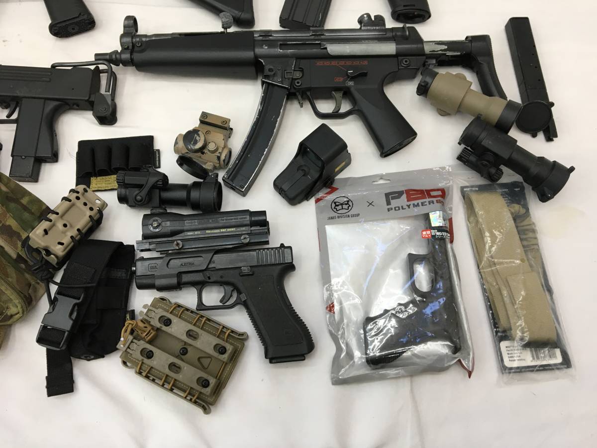 ジャンク品 ミリタリー銃 トイガン 周辺アイテム まとめ売り 部品取り