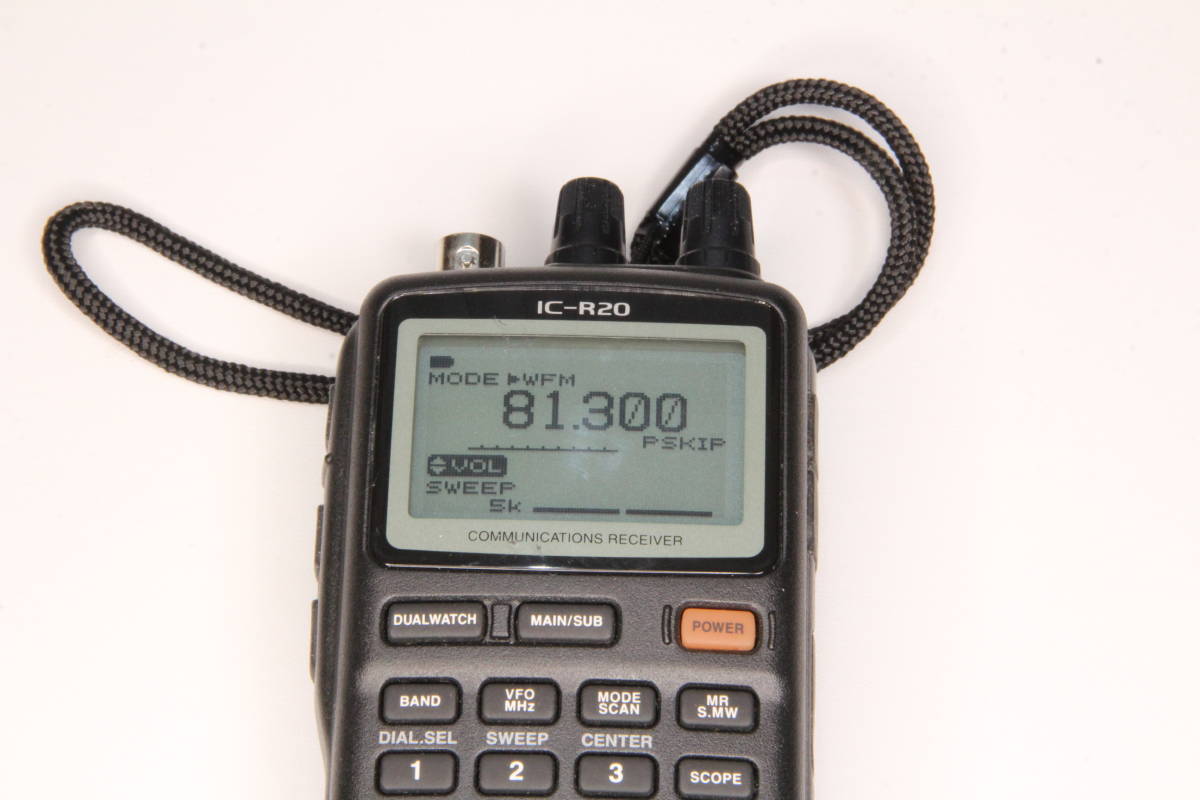 IC-R20 広帯域受信機 ICOM 広帯域ハンディレシーバー 希少ICOM - 完