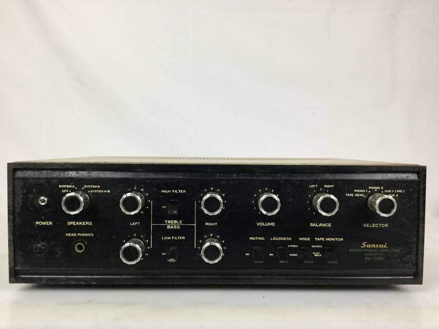 Sansui サンスイ AU-555 プリメインアンプ◇ジャンク品 AU-555 SANSUI