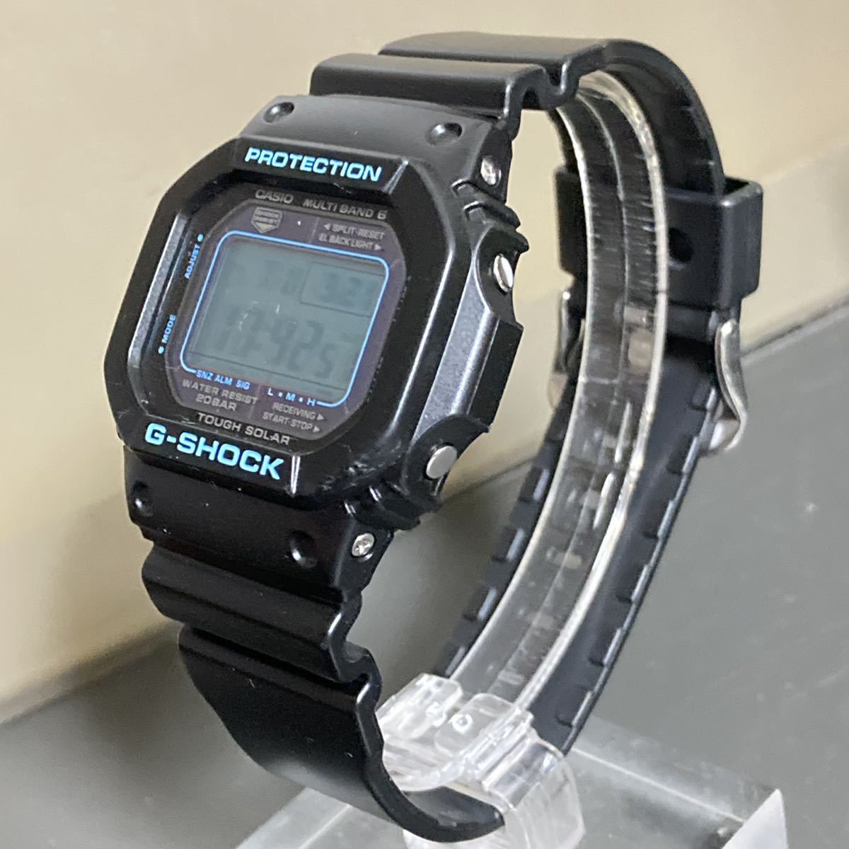 美品 CASIO G-SHOCK GW-M5610BA-1JF タフソーラー 電波受信 電波 