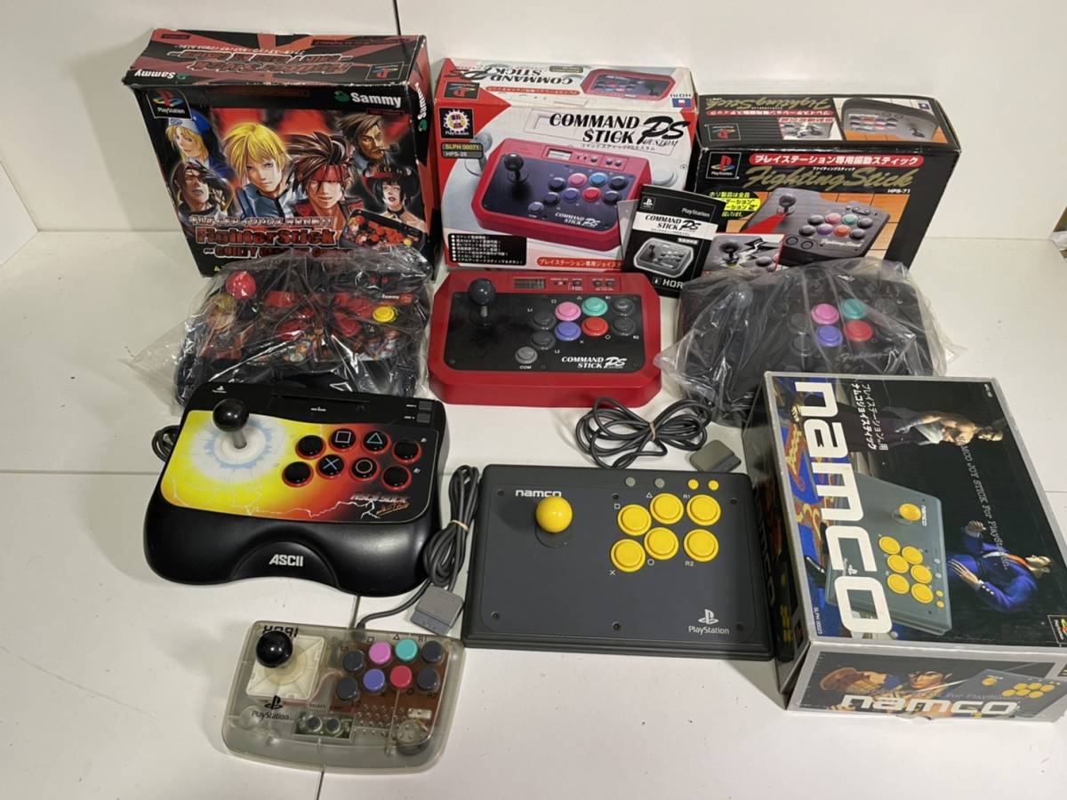 PS2 本体 アーケードコントローラー セット ジャンク SONY PS PS2 アーケードコントローラー 本体 まとめ 6個セット