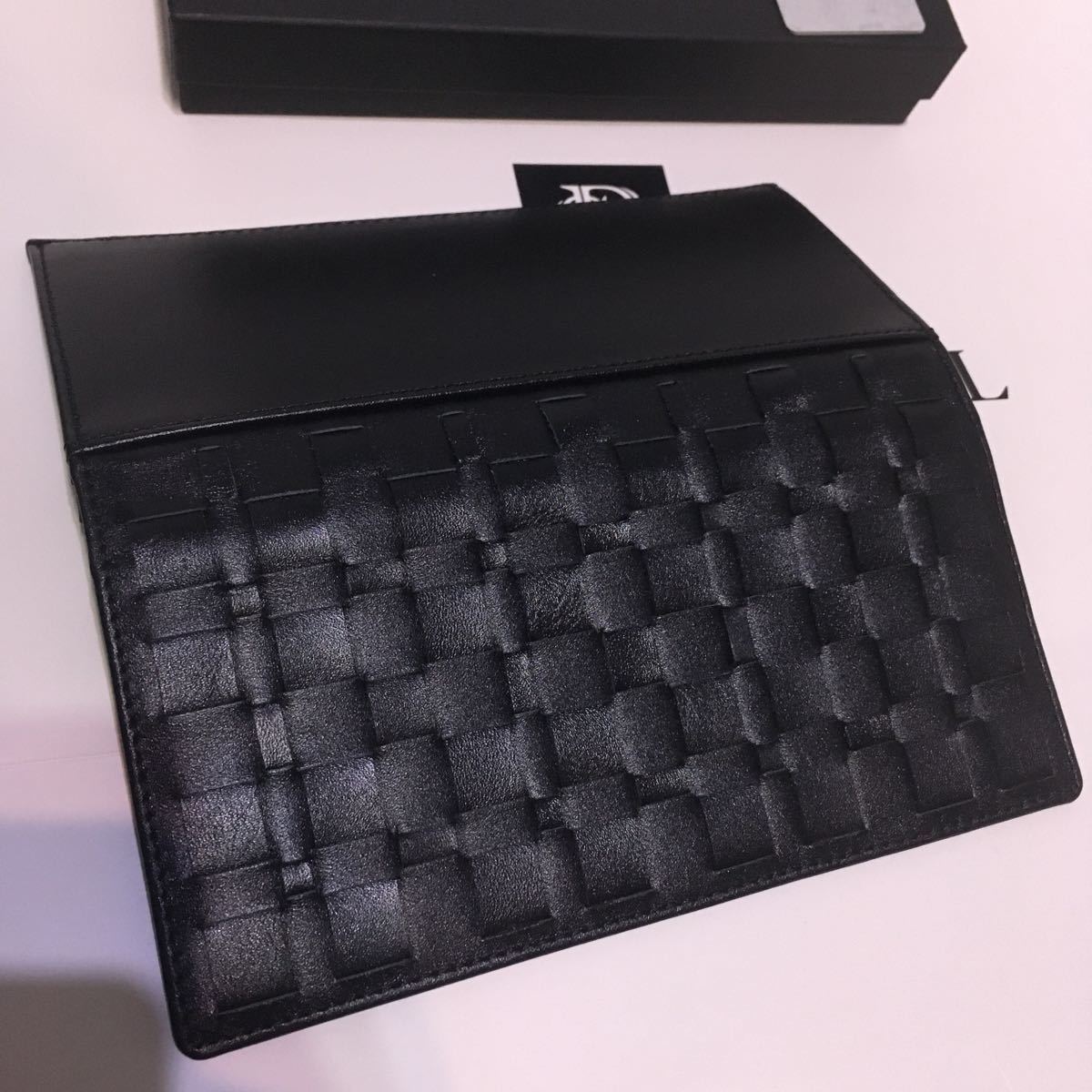 ○新品○送料込 BLACK LABEL CRESTBRIDGE 長財布 小銭入付 牛革 黒