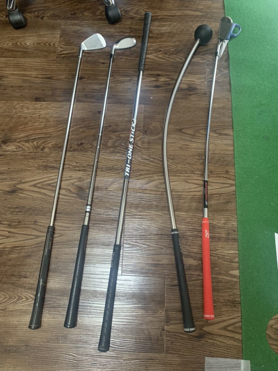 ゴルフ練習器具　5本セット