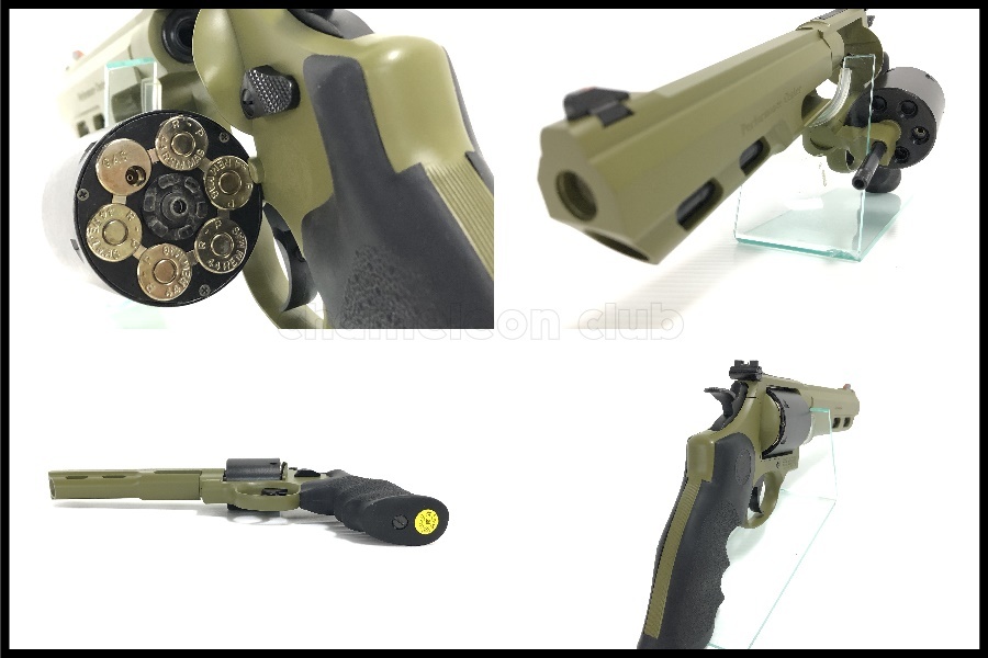 東京)タナカ S&W　M629　パフォーマンスセンター　NATO GREEN　ガスリボルバー S\u0026W M629 パフォーマンスセンター ガスガン 44マグナム Ver