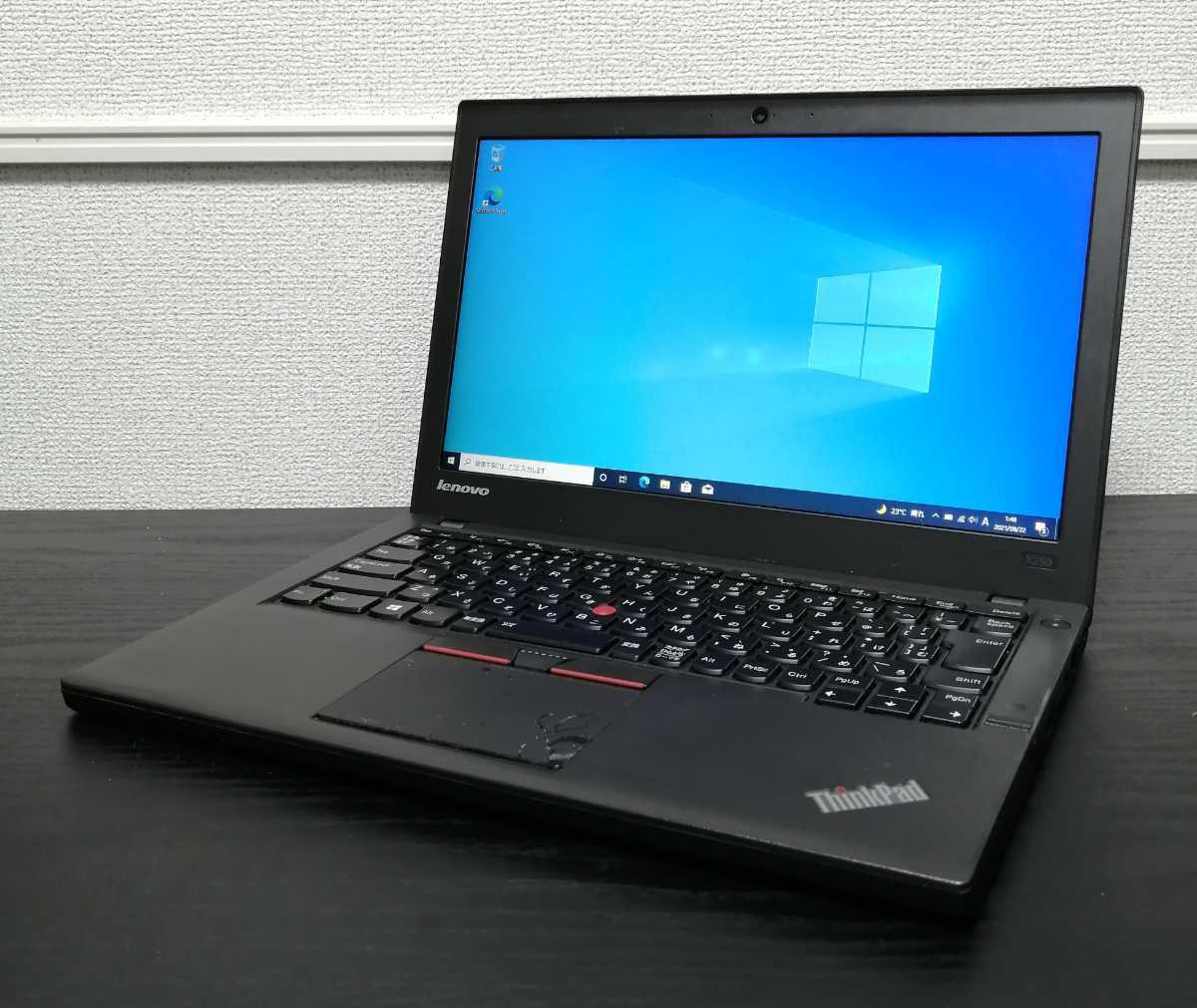 《Webカメラ搭載！》《フルHD出力可能！》Lenovo ThinkPad X250 Corei5-5300U メモリ4GB HDD320GB Windows10 Pro 64bit 中古 ノートPC