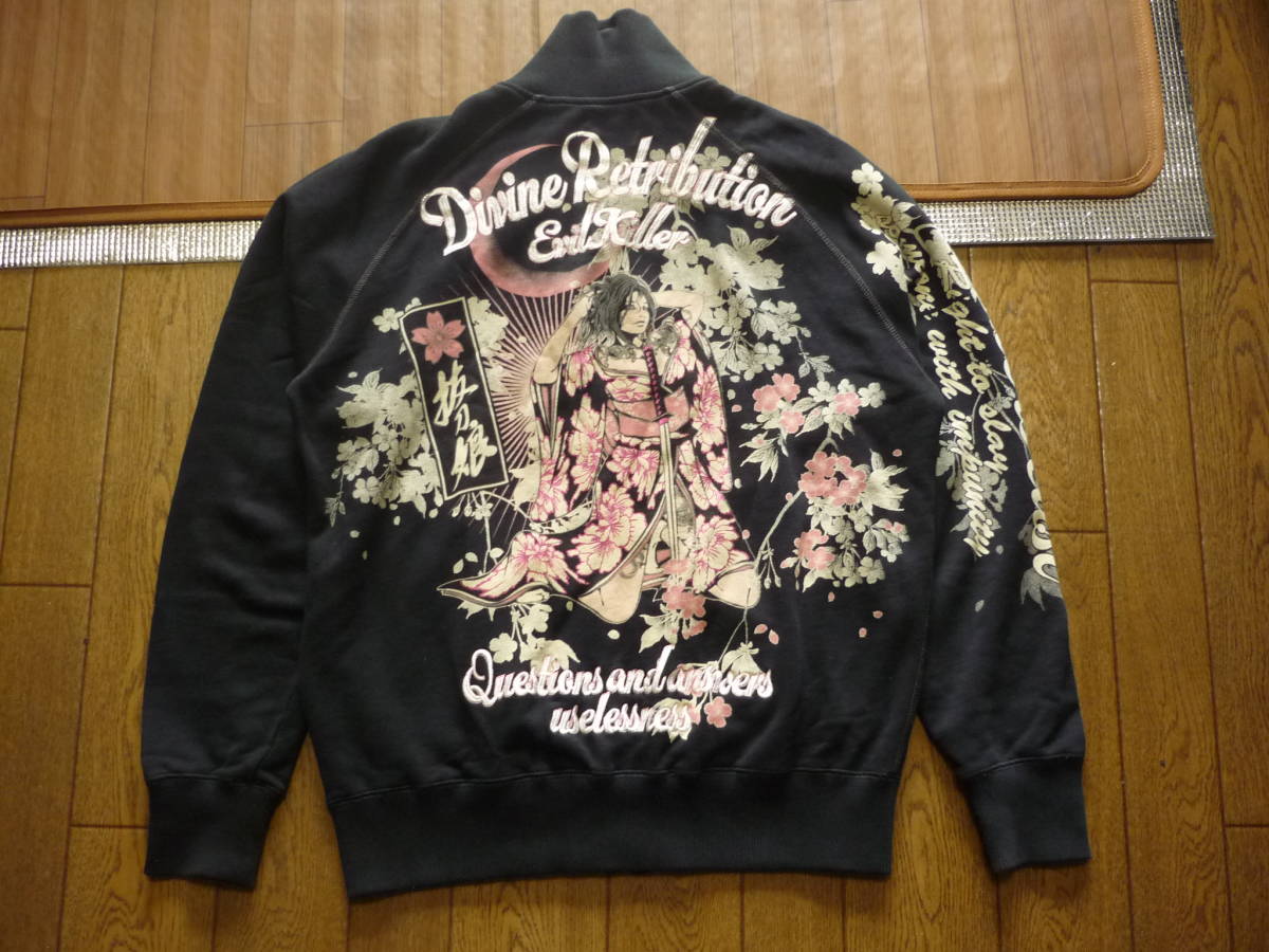 Divine Retribution 抜刀娘 ジャケット ブラック ド派手刺繍 Divine Retribution 抜刀娘 ジャケット ブラック ド派手刺繍 - メルカリ
