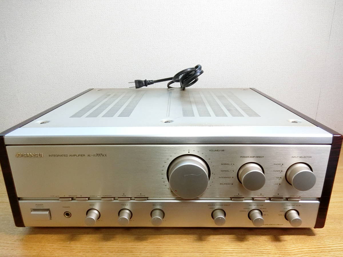 SANSUI AU-α707i 作動品、カタログ付き メンテナンス済 SANSUI