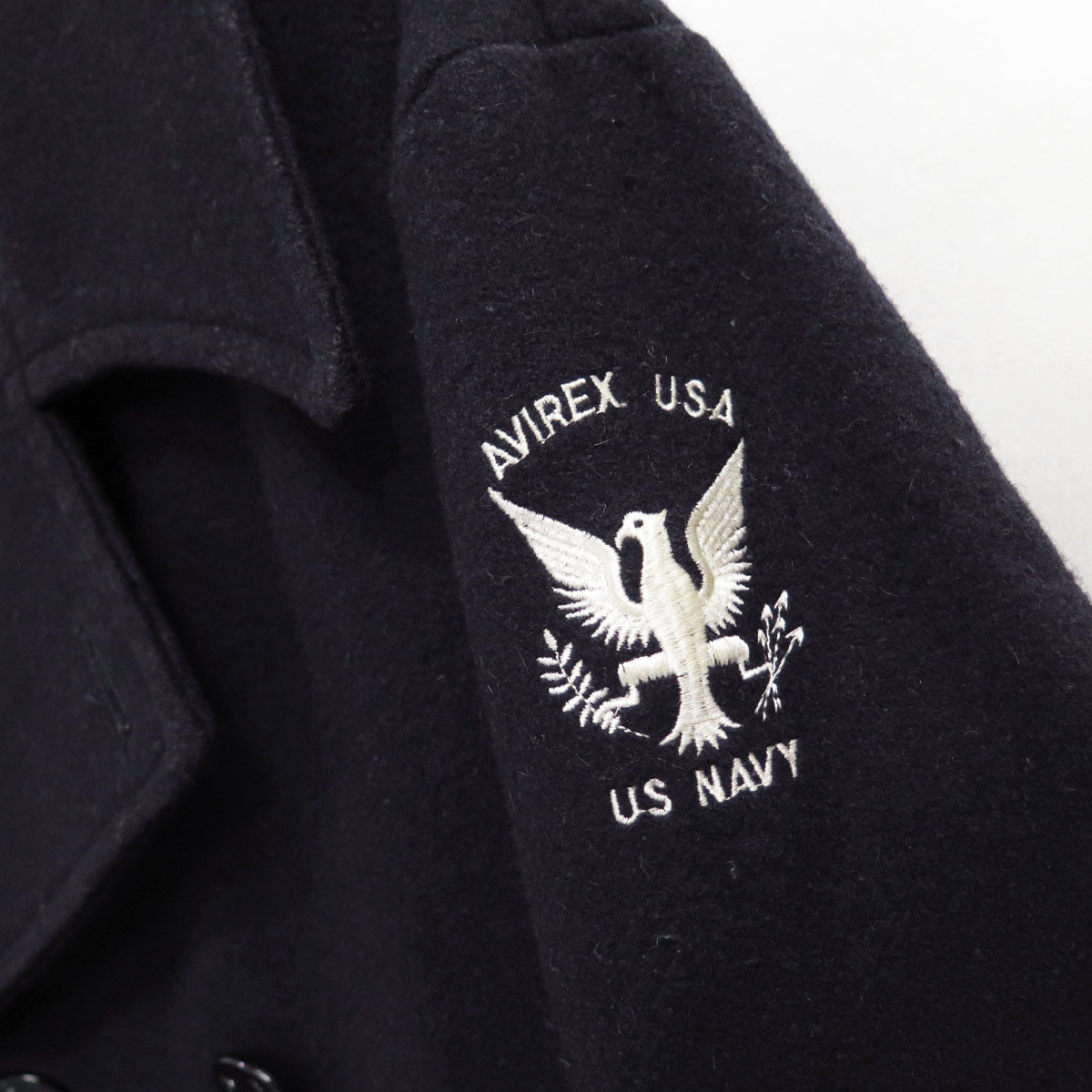 AVIREX WOOL MELTON USN PEA COAT アヴィレックス ウール メルトン 