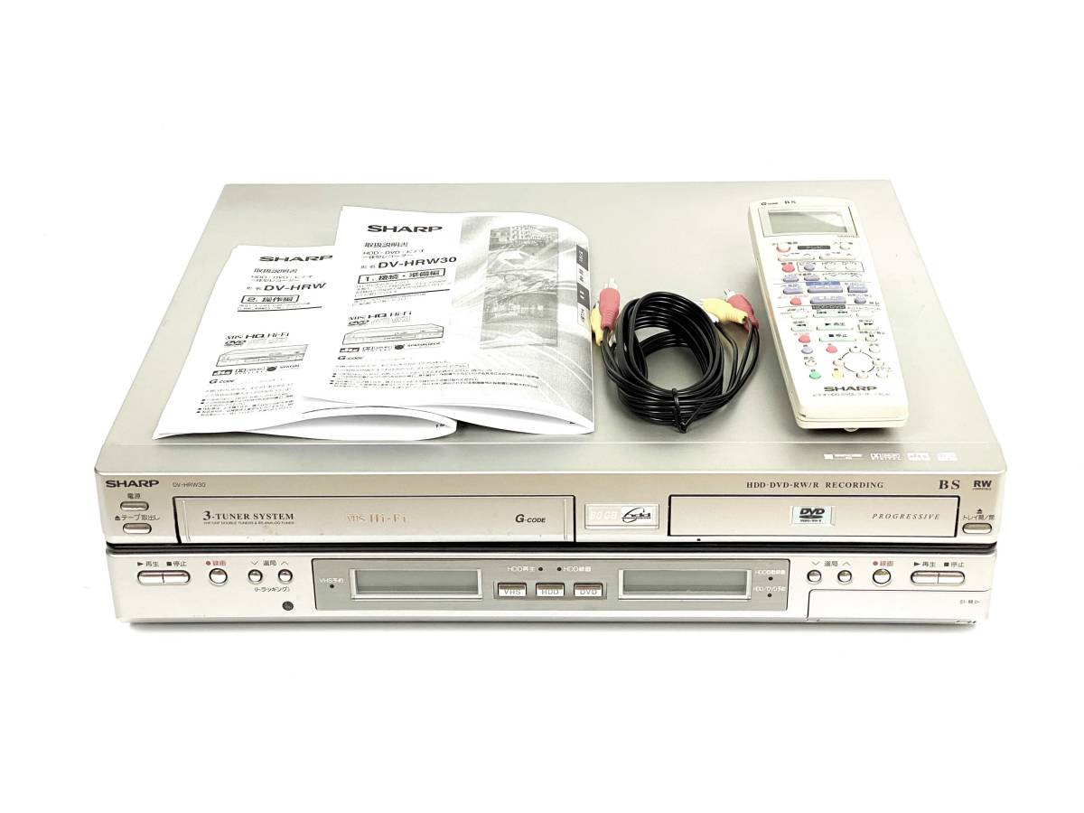 SHARP シャープ HDD/DVD/ビデオ一体型レコーダー DV-ACV52 FP12373