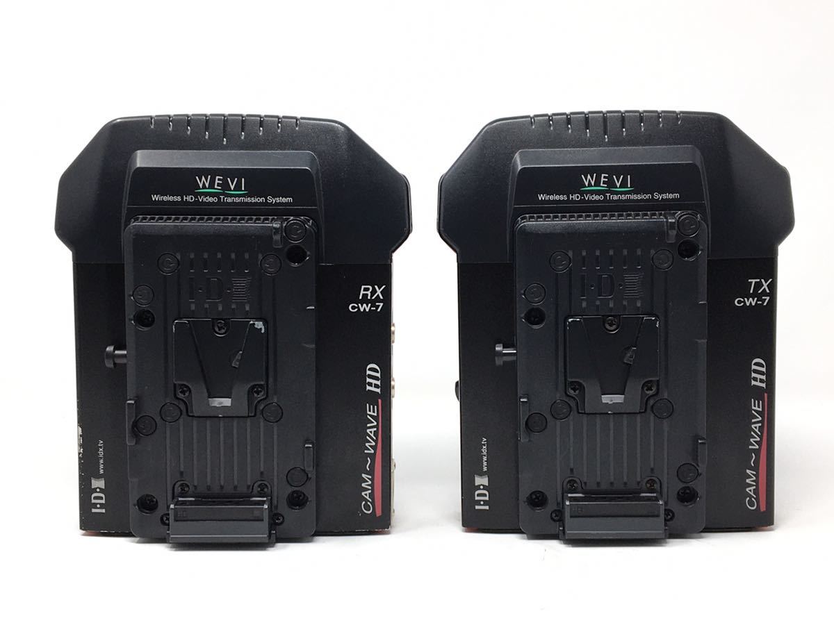 idx cw-7 送信機と受信機セット現状渡し IDX CW-7 現行品 業務用トランスミッタ送受信 SDI出力 IDX Yahoo