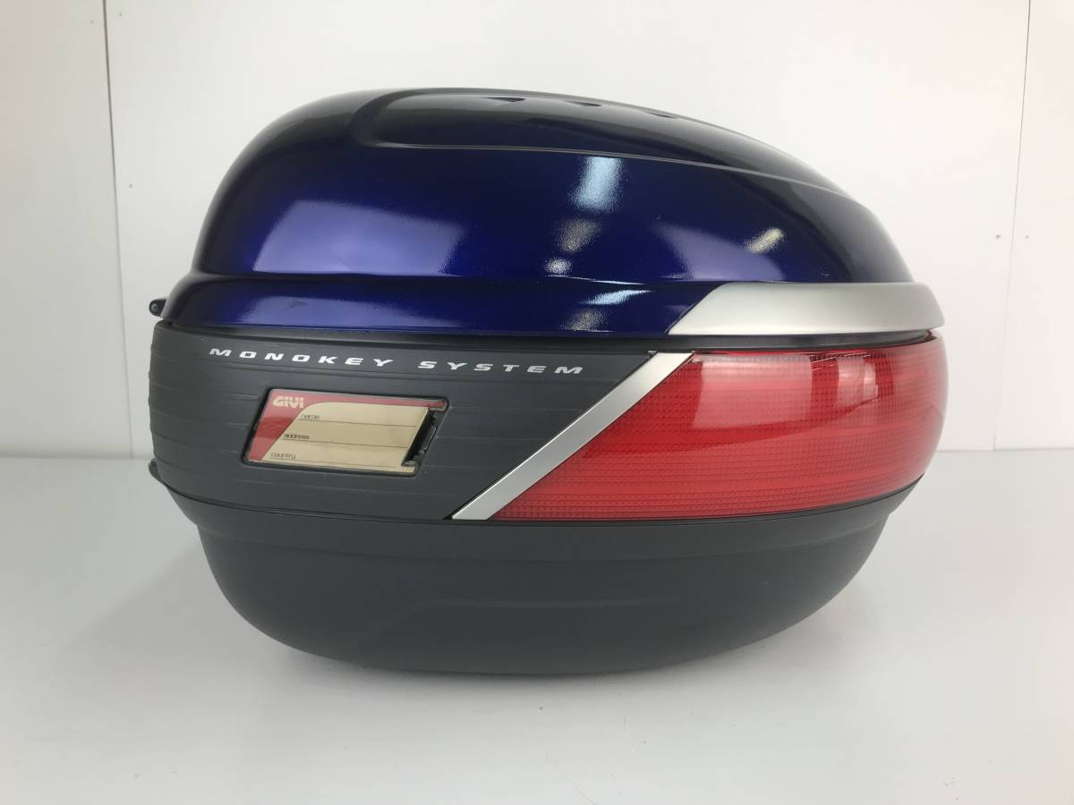浜/GIVI/MAXIA/オートバイ/トップケース/モノキーベース用/ネイビー 