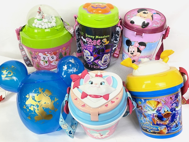 N960 1円スタート Disny ディズニー ポップコーンバケット 30周年 ハロウィン 6点セット ミッキー ミニー ドナルドなど まとめ売り ディズニー 売買されたオークション情報 Yahooの商品情報をアーカイブ公開 オークファン Aucfan Com