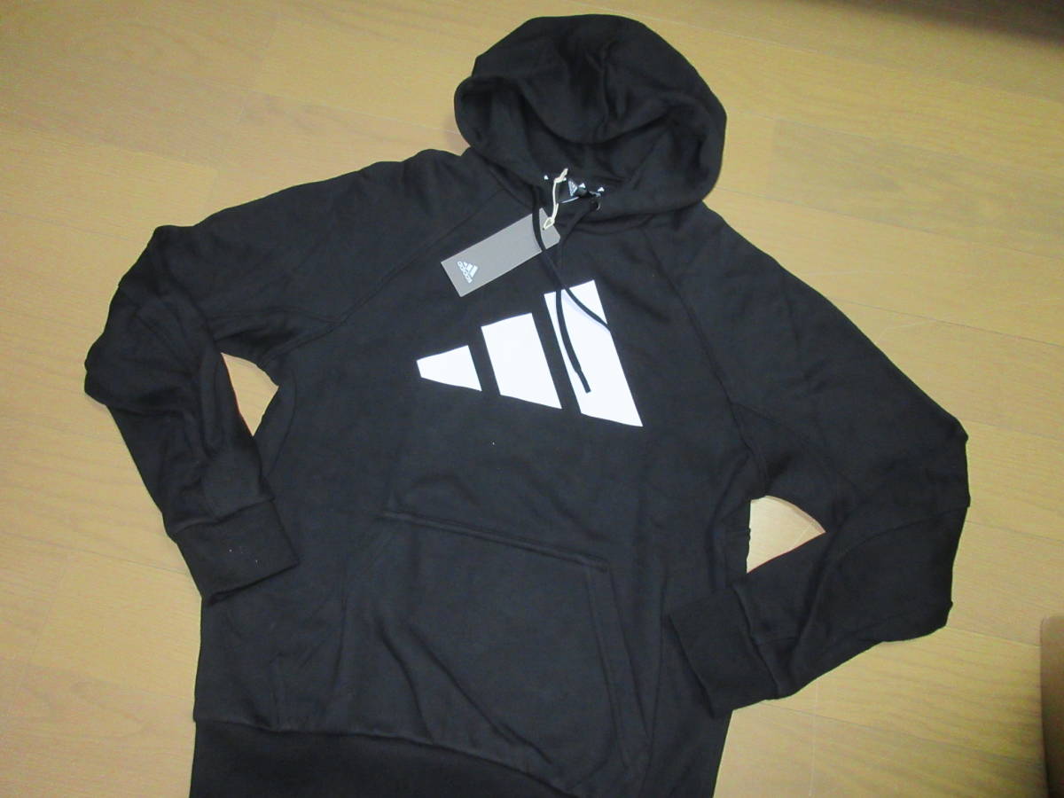 adidas メンズ パーカー O BK/WH 新品 ☆決算セール★
