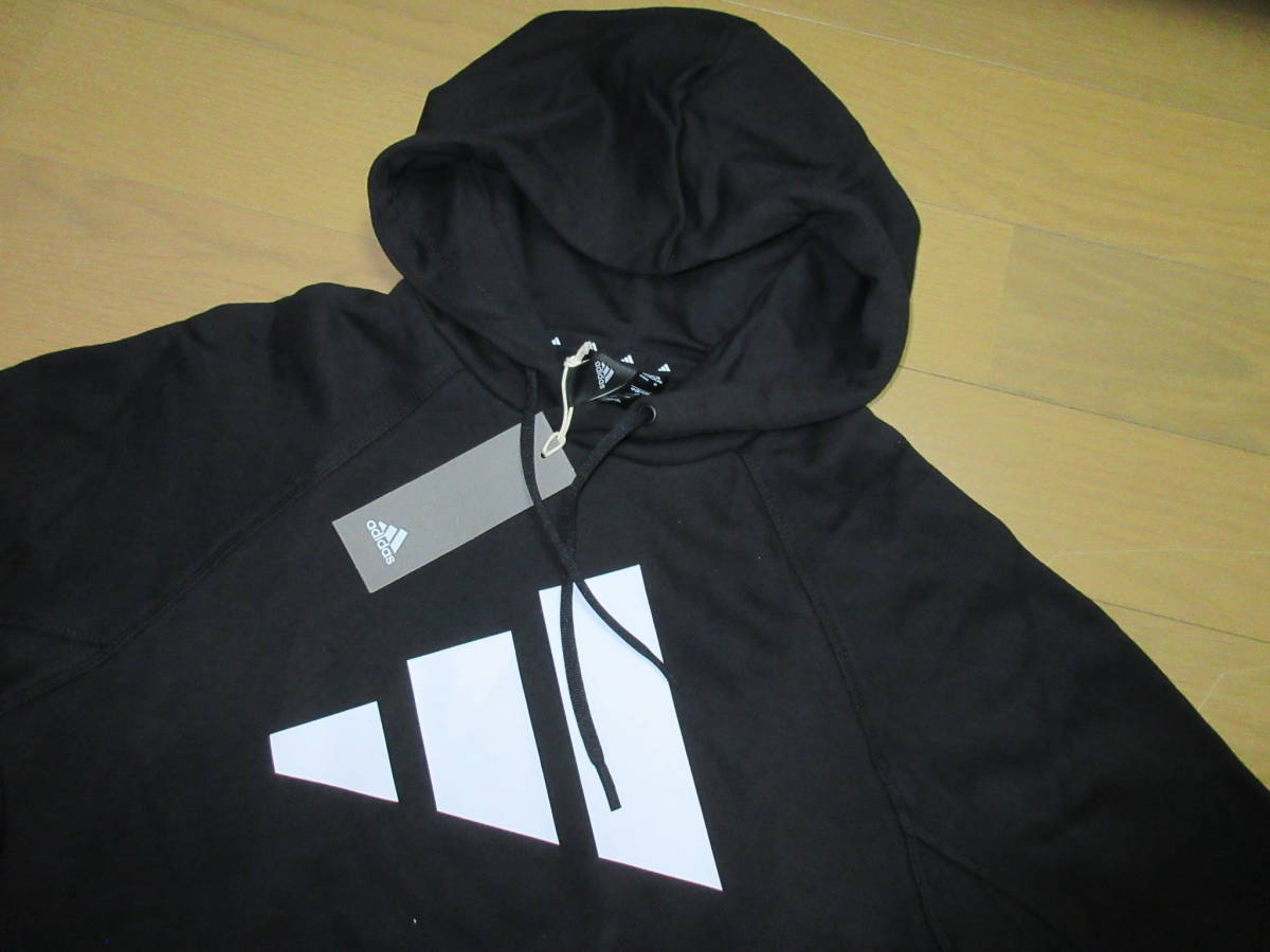 adidas メンズ パーカー O BK/WH 新品 ☆決算セール★