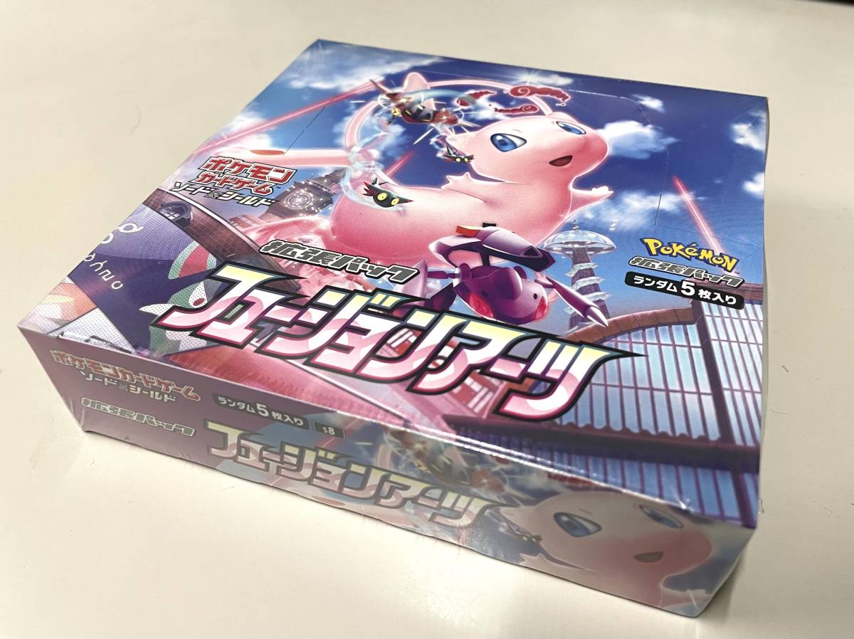 フュージョンアーツ 12BOX シュリンク付 未開封 ポケモンカード 新品