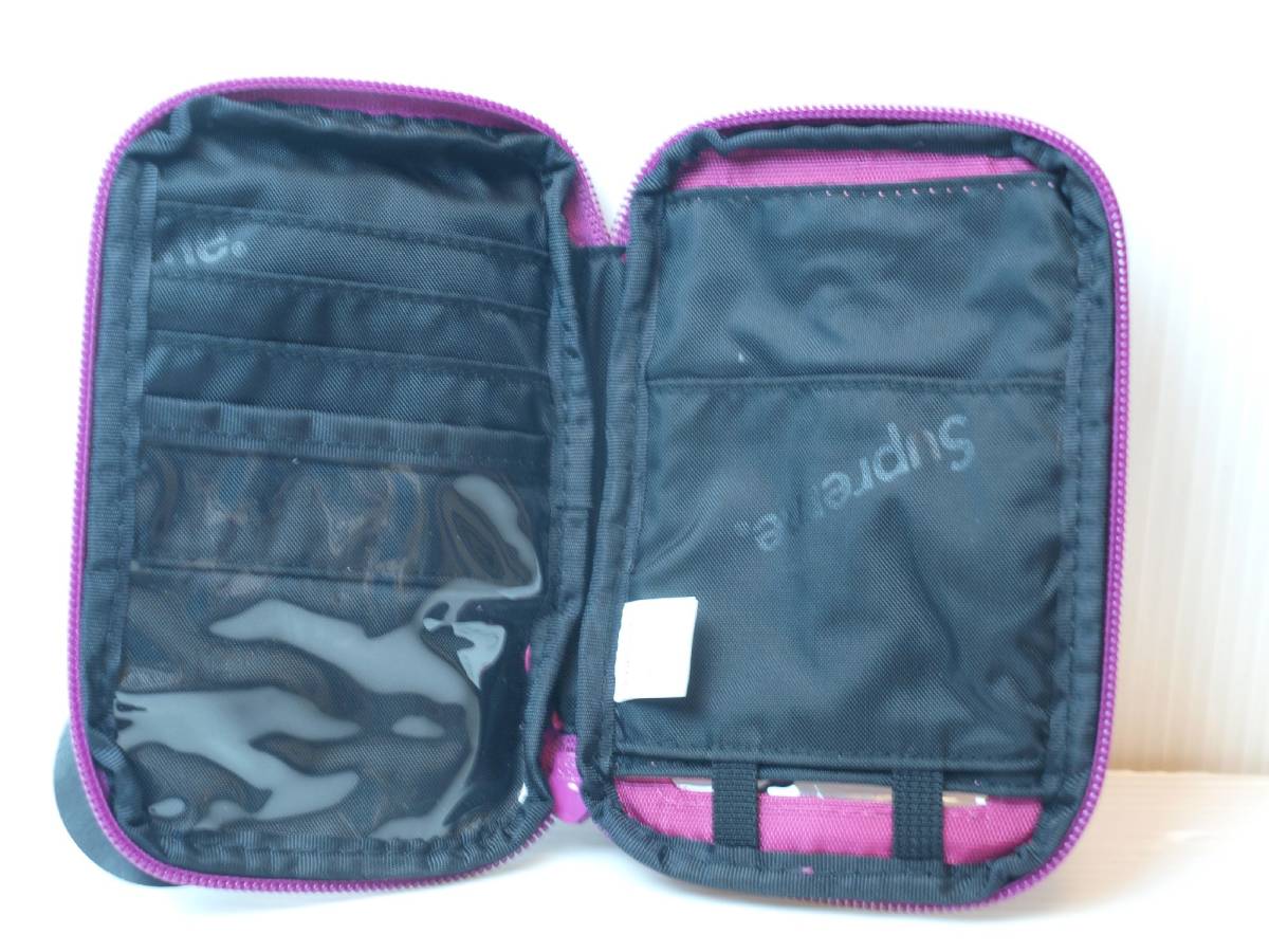 Supreme シュプリーム Small Zip Pouch Magenta 2019AW スモール 