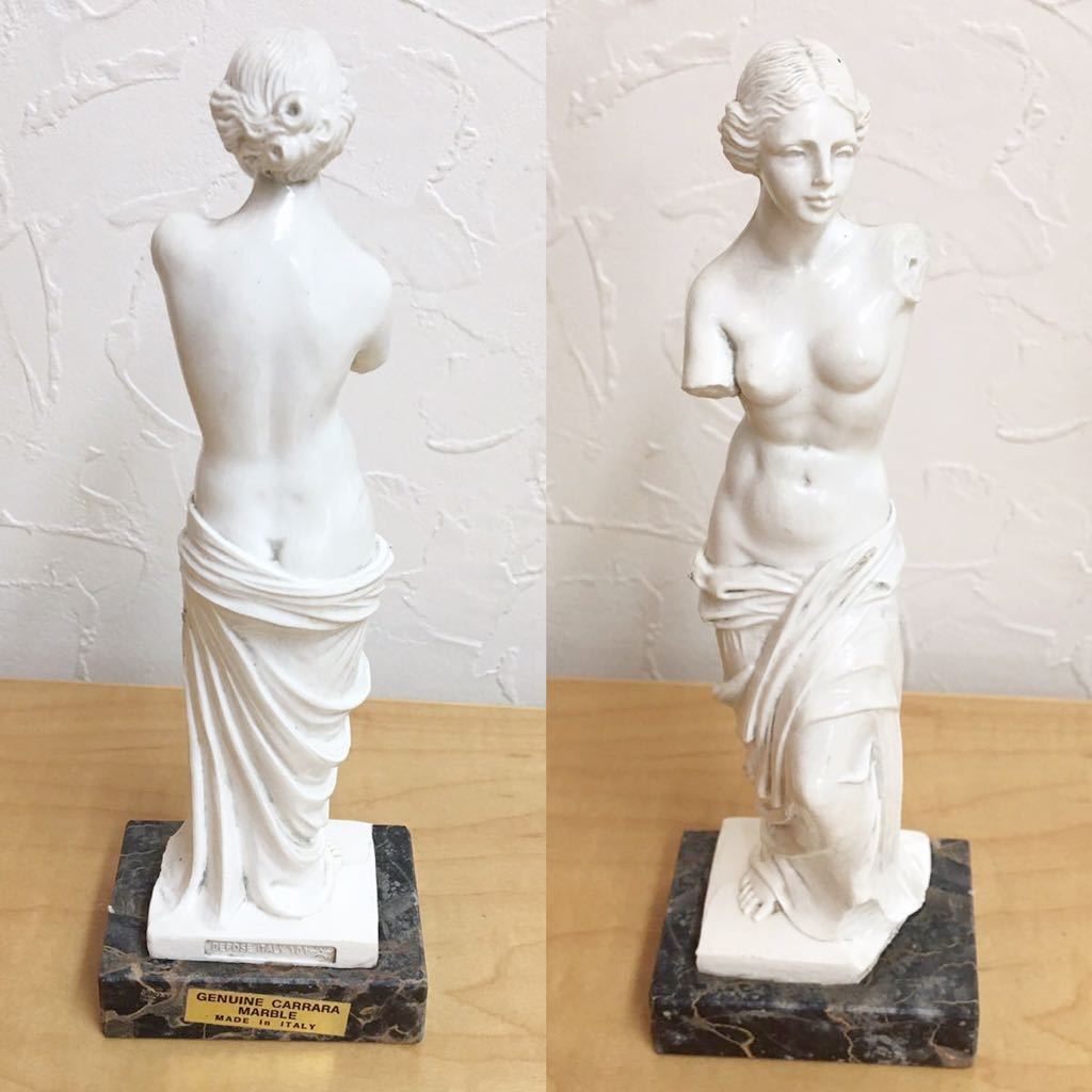 ビンテージ　人形　イタリア　彫像　置物　インテリア　工芸品　美術品　A2766 楽天市場】イタリア製 女性像 花かごを持つ乙女(大) 石像 ガーデン