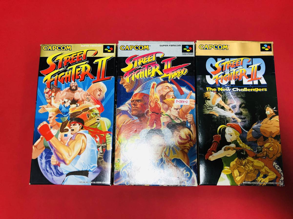 スーパー ストリートファイターⅡ TURBO ターボ 箱説ハガキ付 セット 同梱可!!即決!!大量出品中!