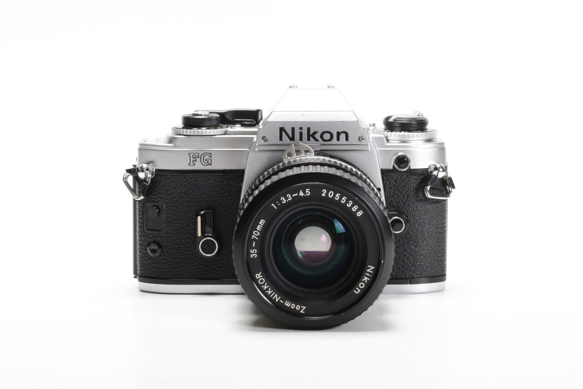 ○○NIKON FG 35-70mm付き○○ フィルムカメラ 一眼レフ