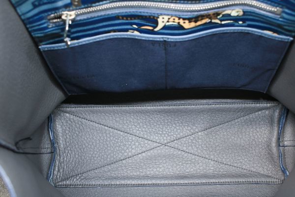 フルラ ジョーヴェ トートーバッグ ビジネス 水色 シボ革 大容量 A4可 トートバッグ ジョーヴェ レザー FURLA フルラ ビジネス A4収納可