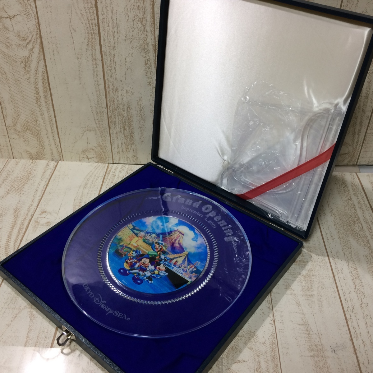 ディズニー 非売品 TDR ディズニーシー グランドオープン記念 ガラス 