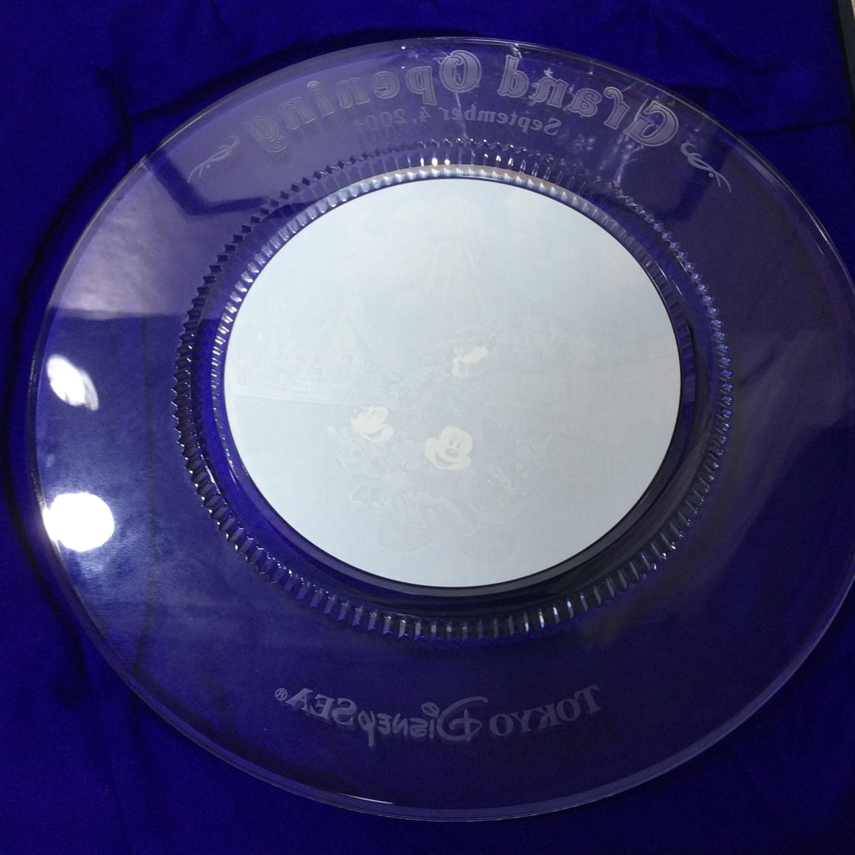 ディズニー 非売品 TDR ディズニーシー グランドオープン記念 ガラス