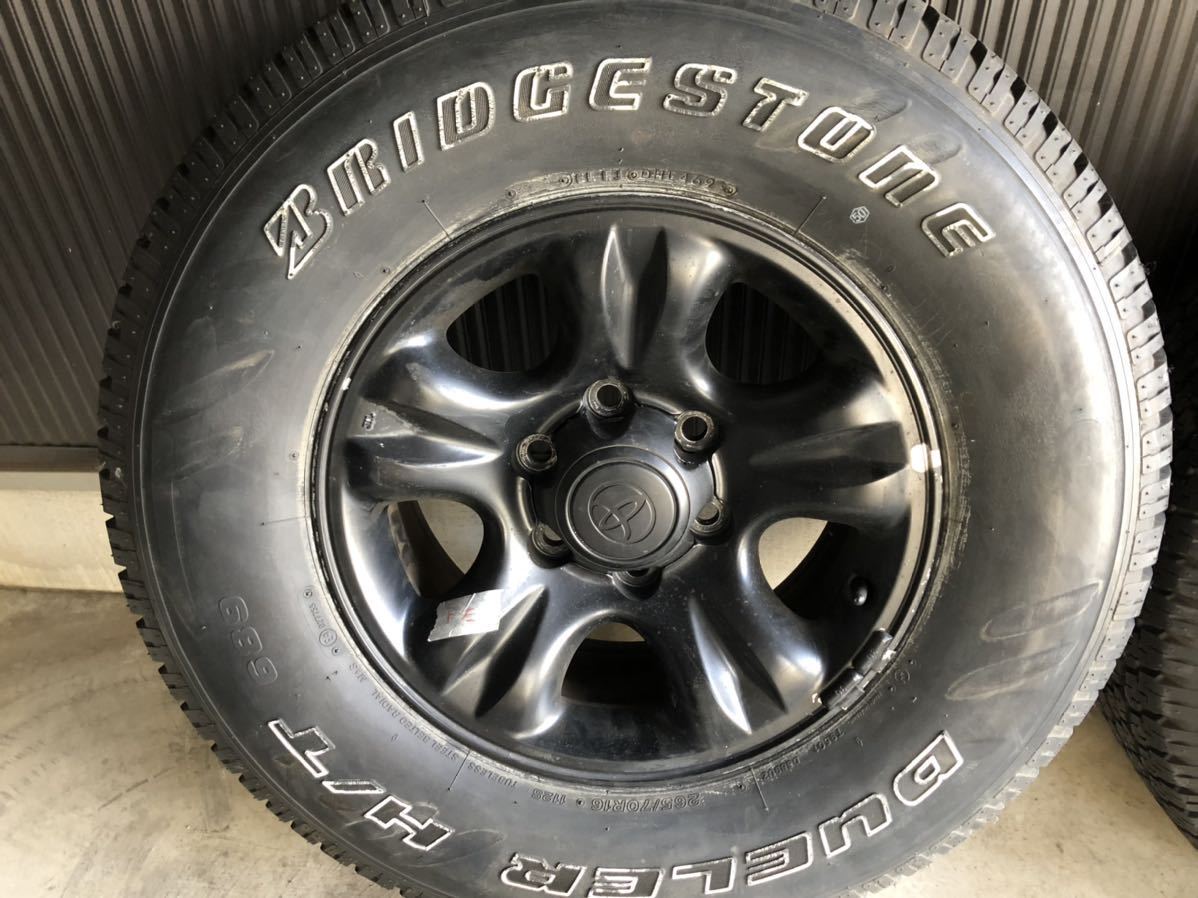 95プラド サーフ純正 265/70R16 ホワイトレター 6穴 【公式通販】
